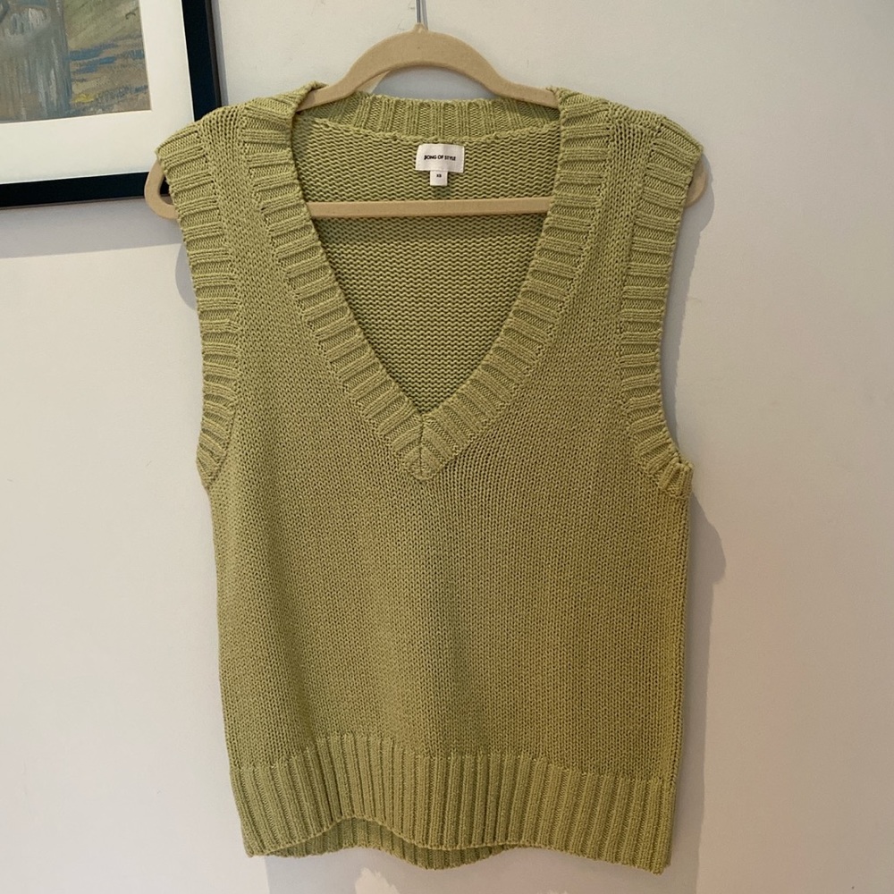 Song of Style Domino Knit Vest